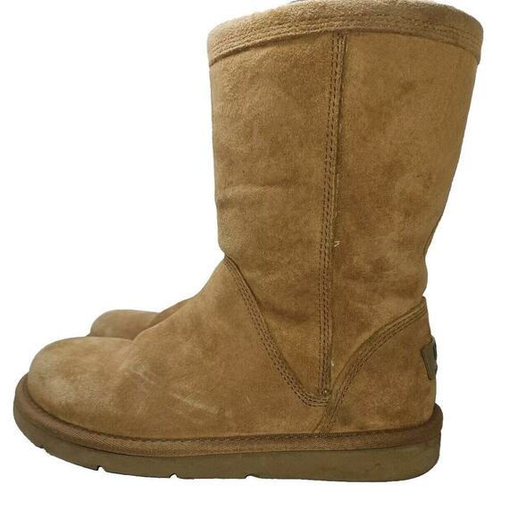 UGG Australia Roslyn Zip Boots Womens Size EU 36 US 5 Chestnut Sheepskin - Picture 1 of 16